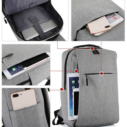 Water Resistant Travel Laptop Backpack with USB Charging