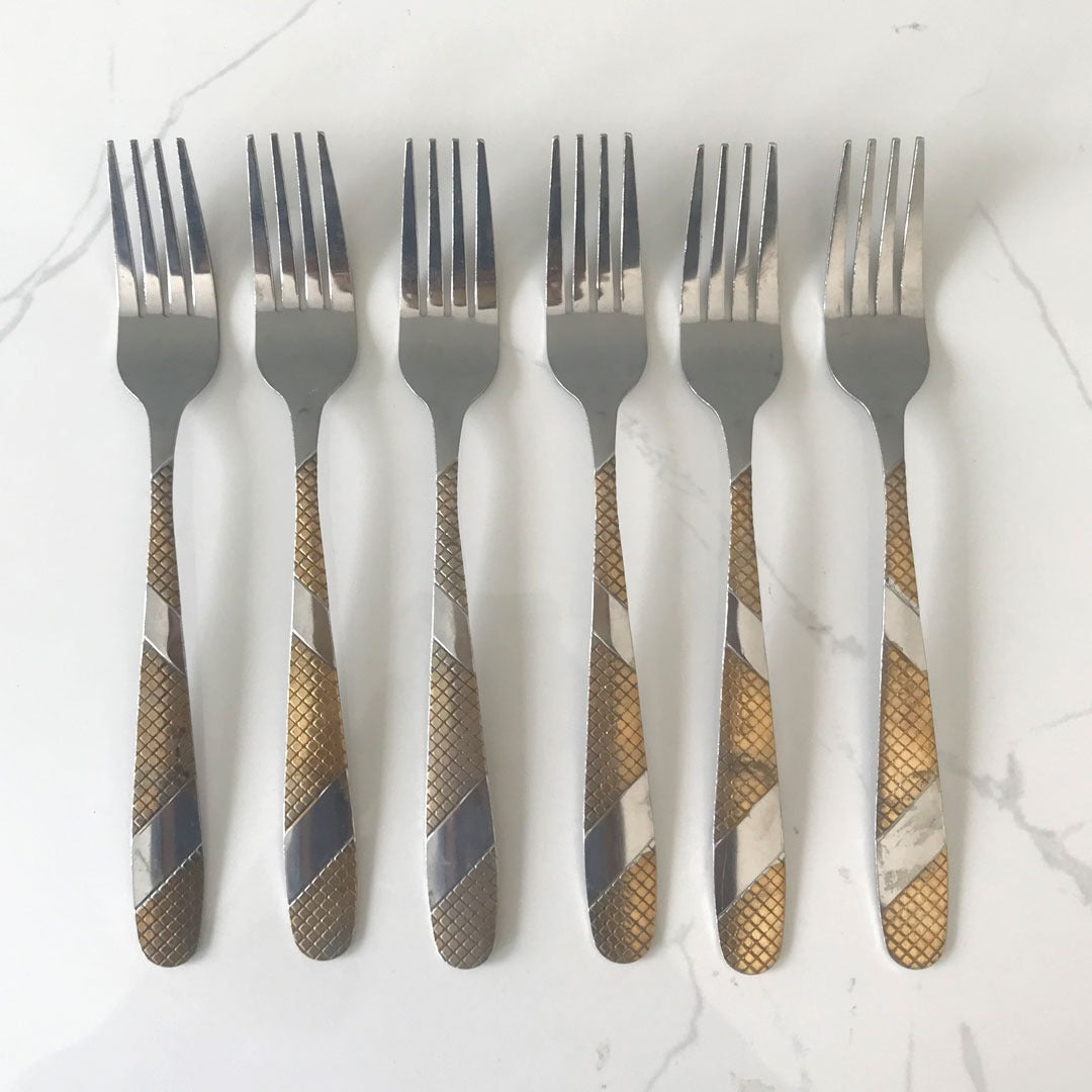 24-Pcs Elegant Cutlery Set With Stand (Minor Damage)