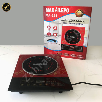 MAXAILEPO Induction Cooker with Blue Lighting (MA-224)