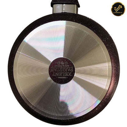 XELENT Marble Frying Pan Mahroon -28 CM