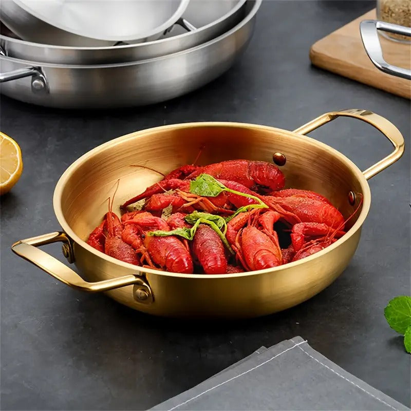 Stainless Steel Golden Pot (20cm)
