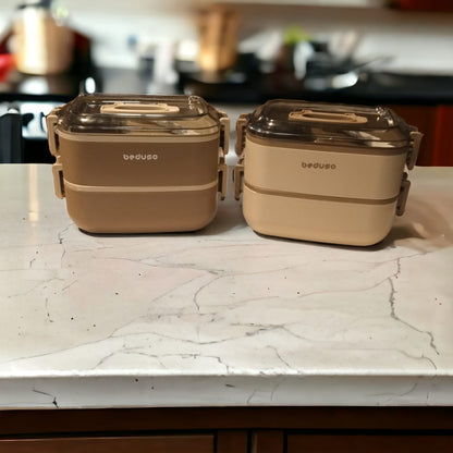 2 layer Stainless Steel Insulated Box Lunch