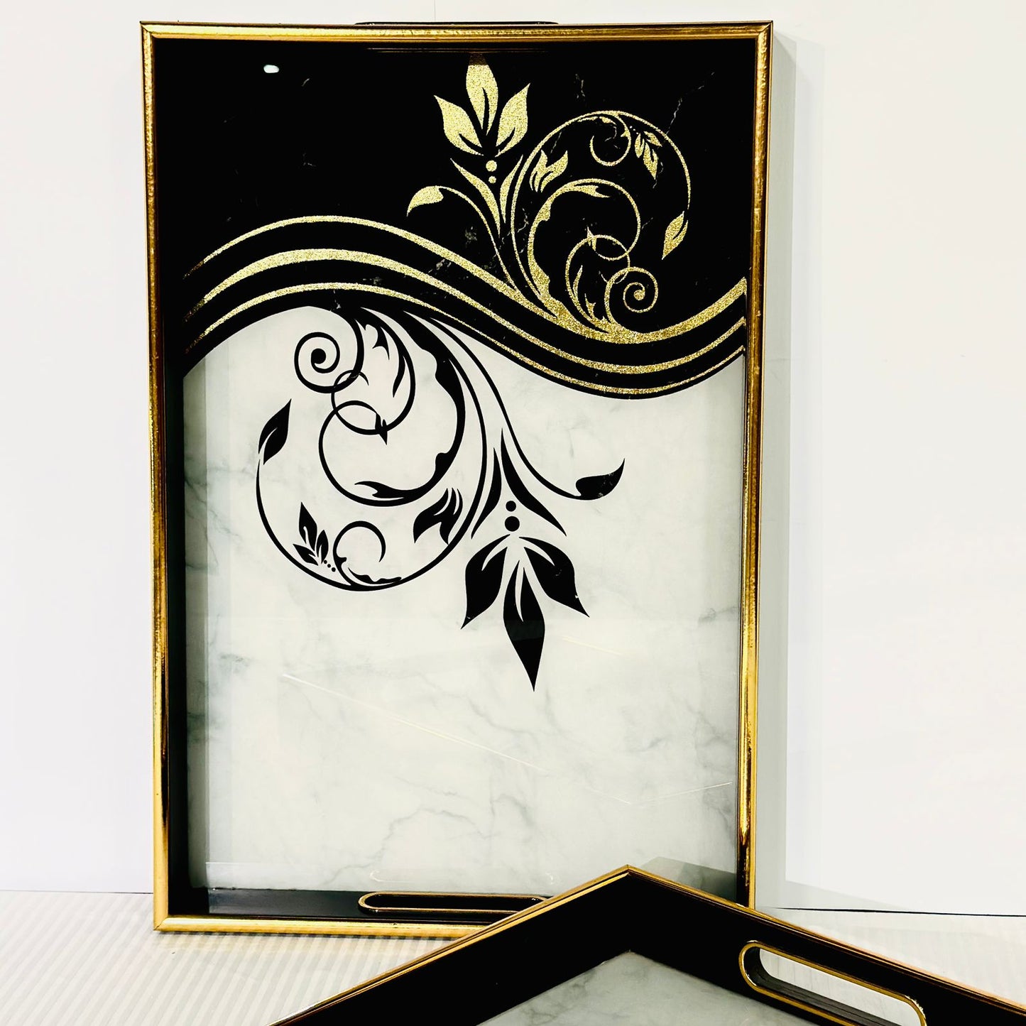1 Pc Italian Square Tray-S