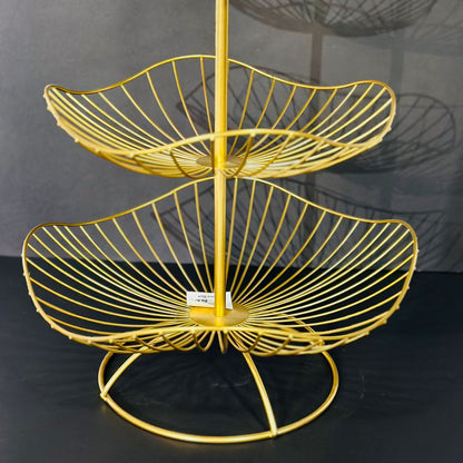 4 Layer Golden Fruit Basket