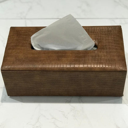 Leather Tissue box -D3