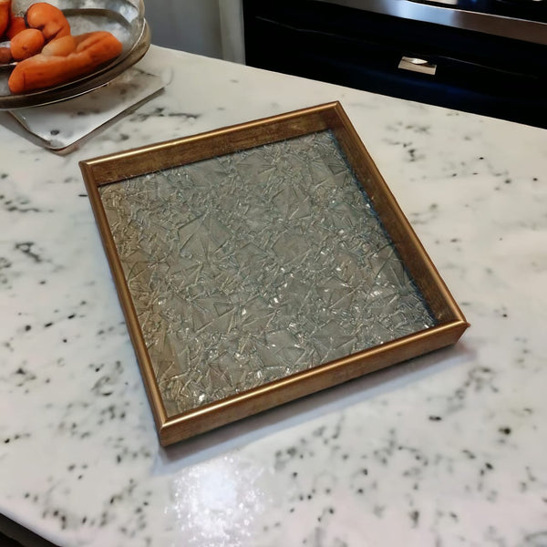 Glass Base Serving Tray-5499
