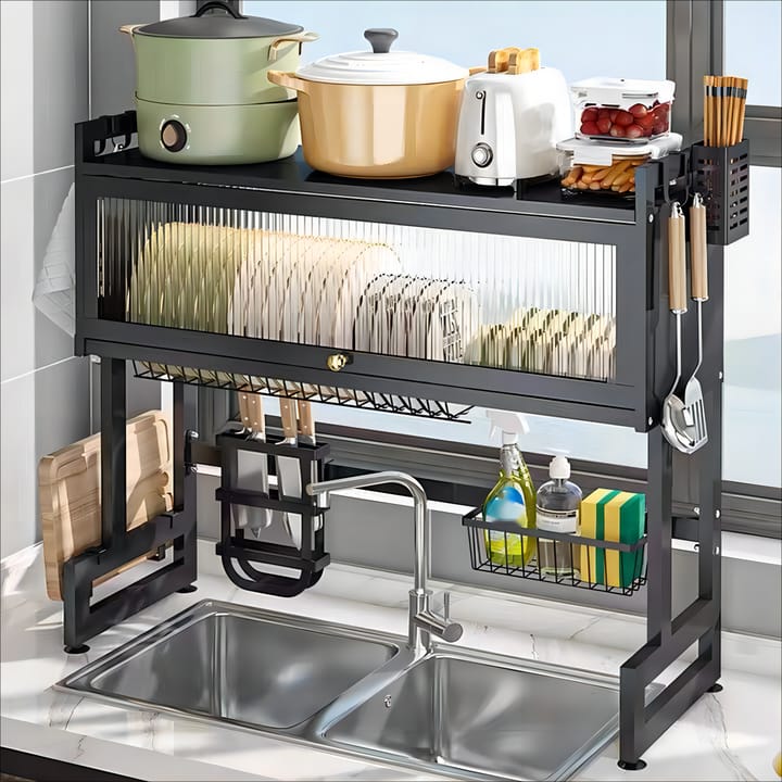 Kitchen Sink Cabinet Door Organizer Rack