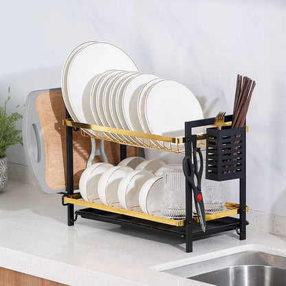 2 Layer Multi-Function Plate Rack