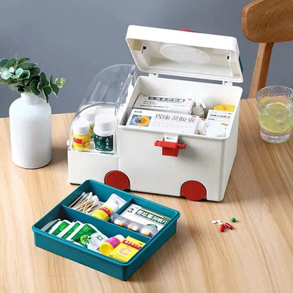Ambulance Shape Medicine Storage Box