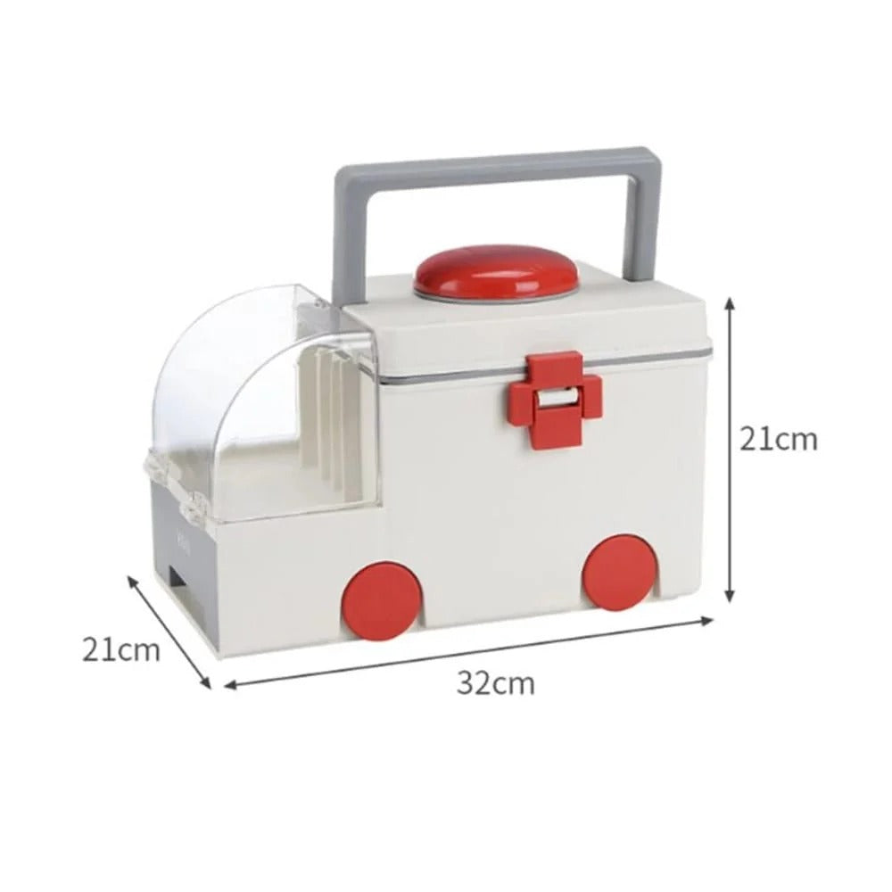 Ambulance Shape Medicine Storage Box