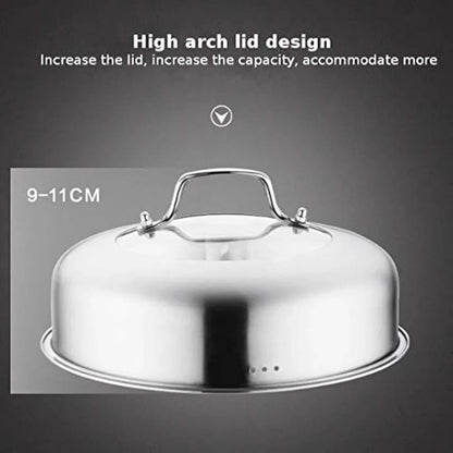 2 Layer Stainless Steel Steamer Pot 30cm
