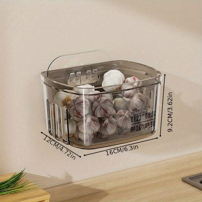 Multifunctional Acrylic Sticking Storage Basket