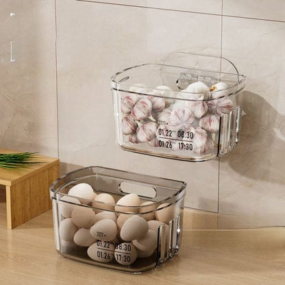 Multifunctional Acrylic Sticking Storage Basket