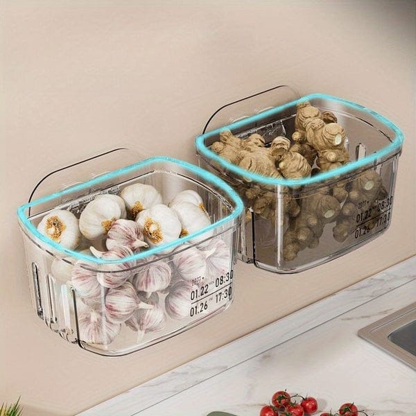 Multifunctional Acrylic Sticking Storage Basket
