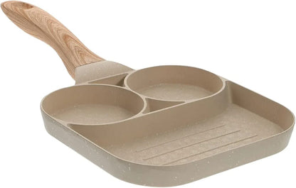 3 Slot Frying Pan-OffWhite