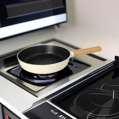 Non-Stick Fry Pan Wooden Handle 24cm