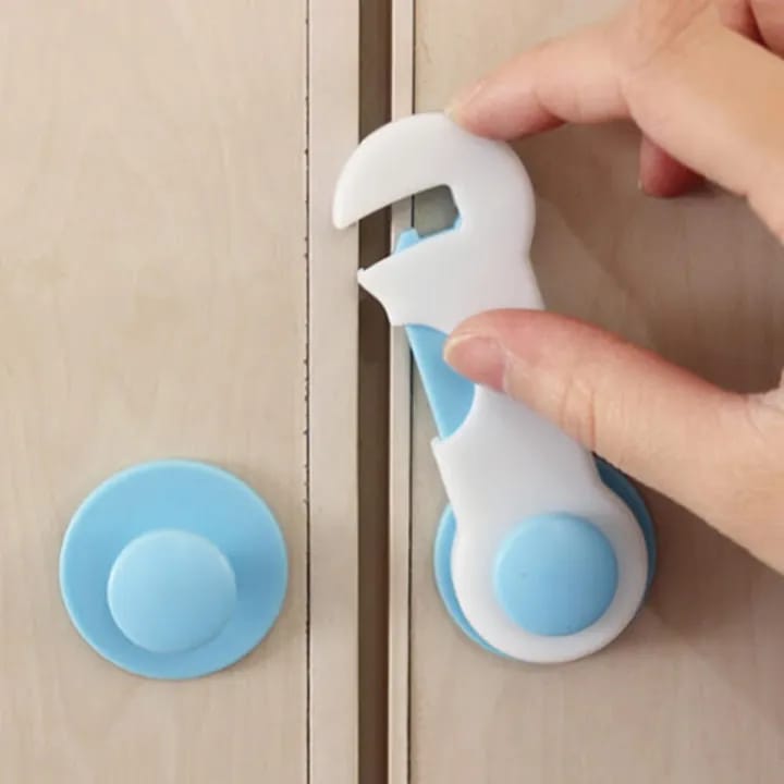 Child Proof Locks for Cabinet Doors Pack of 3