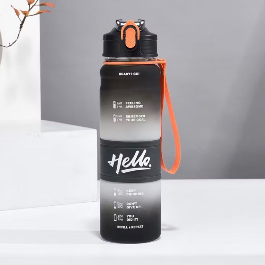 BPA Free Motivational Water Bottle