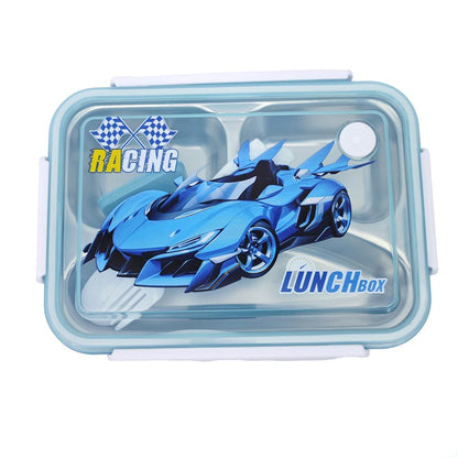Cartoon Design Lunch Box-Blue
