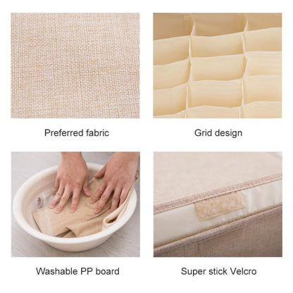 Washable Collapsible Fabric Storage Organize 10x1
