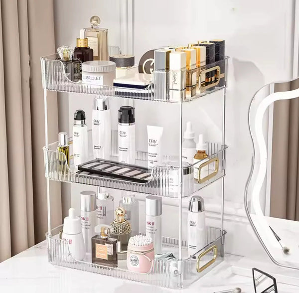 3-Tier Makeup Desk Organizer