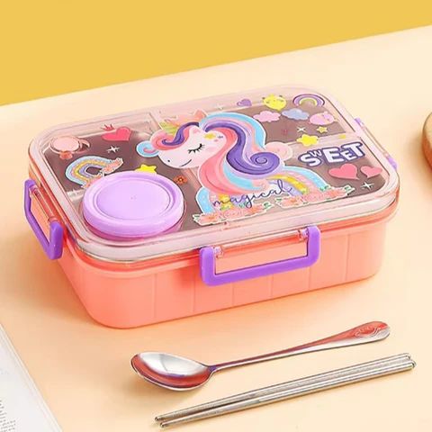 Stainless Steel Lunch Box-Unicorn