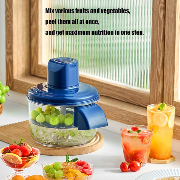 Rechargeable Electric Fruit Peeler-Blue