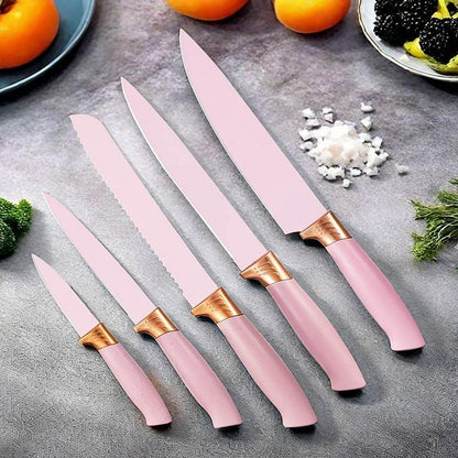 19 Pcs Kitchen Utensils Set-Pink