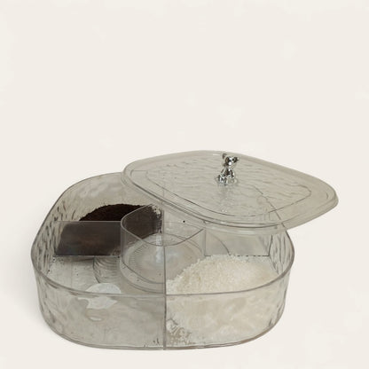 Acrylic Dry Fruit & Candy Serving Tray