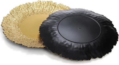 Golden Charger Plate Design 05