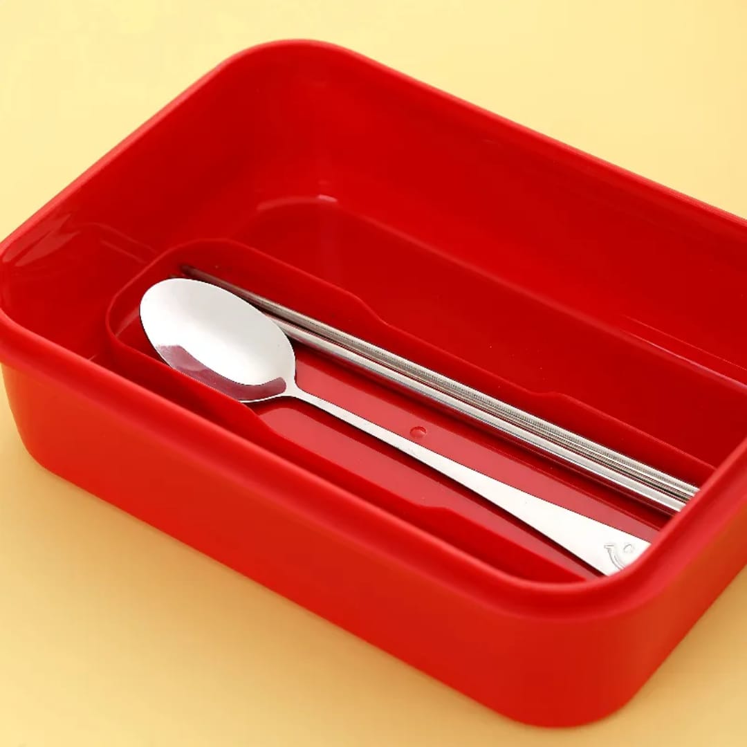 3-Compartment Stainless Steel Lunch Box
