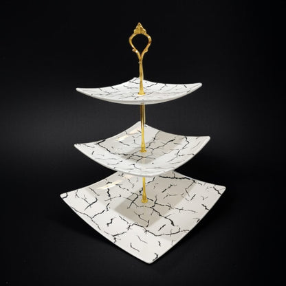 3 Tier Melamine Pastry Tray-D2