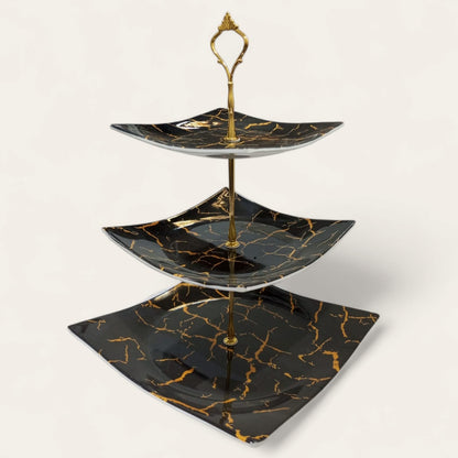 3 Tier Melamine Pastry Tray-D4