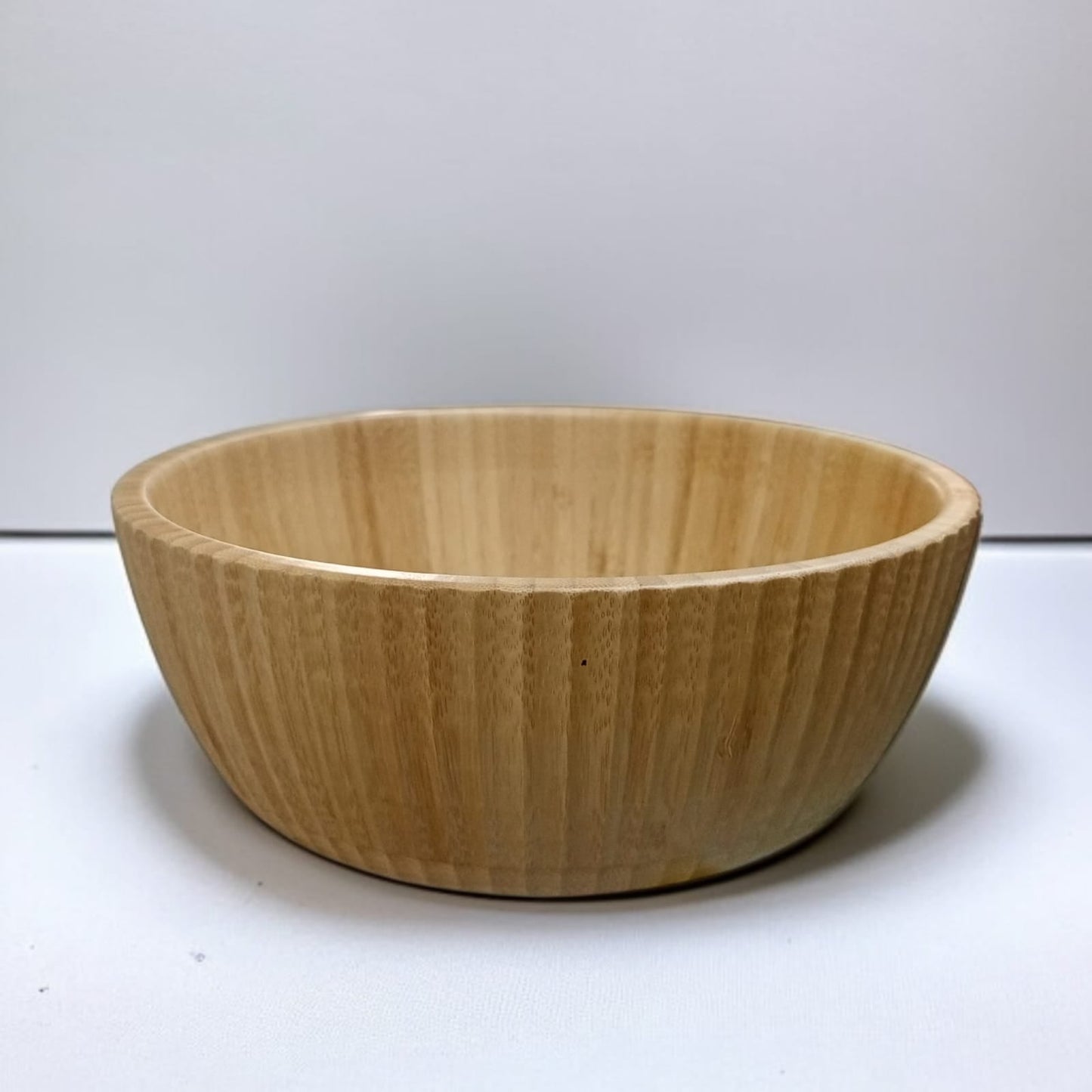 Bamboo Wooden Serving Bowl (Round)