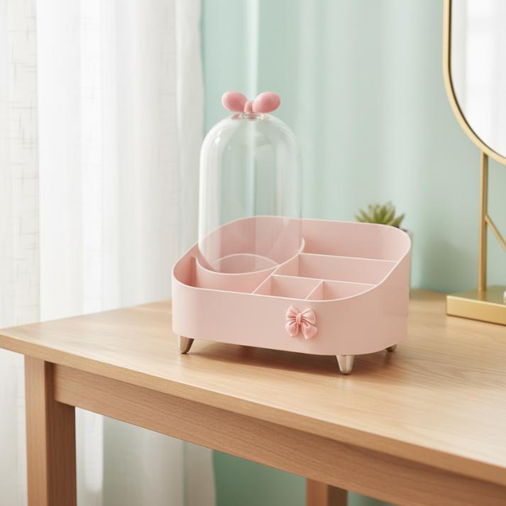 Multifunctional Makeup Storage Box-Pink
