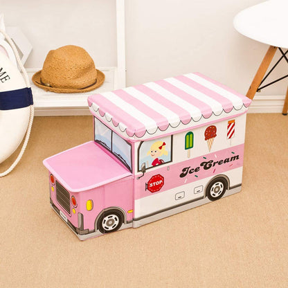 Ice Cream Design Storage Box-Pink
