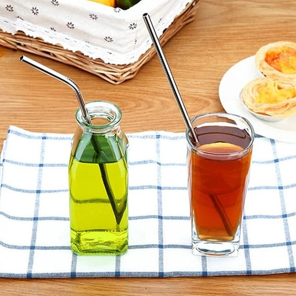 5 Pc Stainless Steel Straw