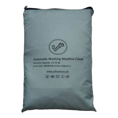 Washing Machine Cover With Pouch (for 12 to 16 KG)