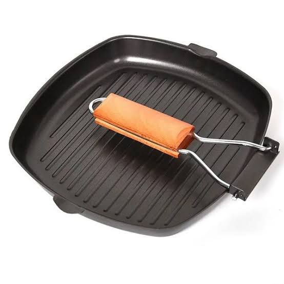 Foldable Handle Grill Pan-24x28cm