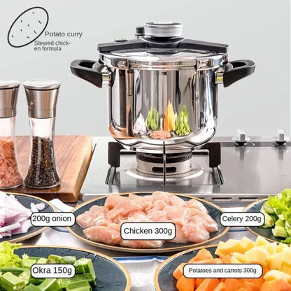 7-Liter Pressure Cooker 5-L Handi &amp; Steamer