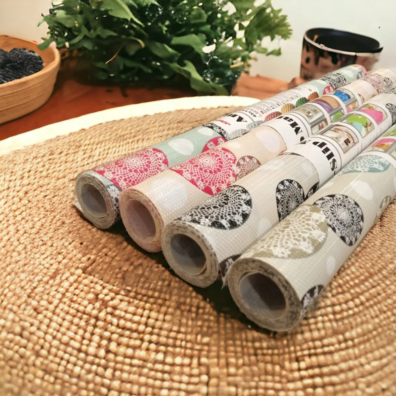 Multipurpose Anti-Slip Printed Sheet-Off White
