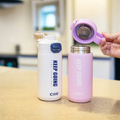 Cille Vaccum Stainless Steel Water Bottle