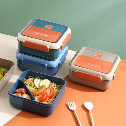 Food Grade Square Lunch Box-Blue