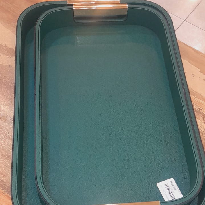 Leather Serving Tray Large