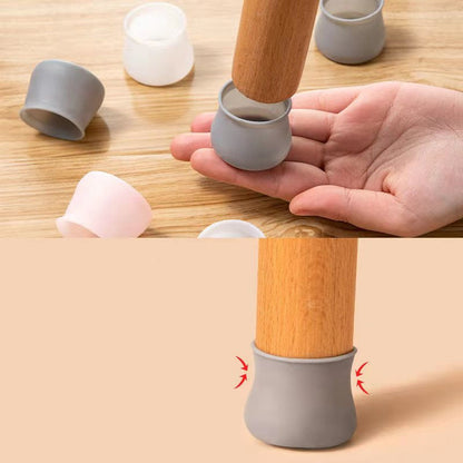 4 Pcs Silicone furniture Feet Caps - Round