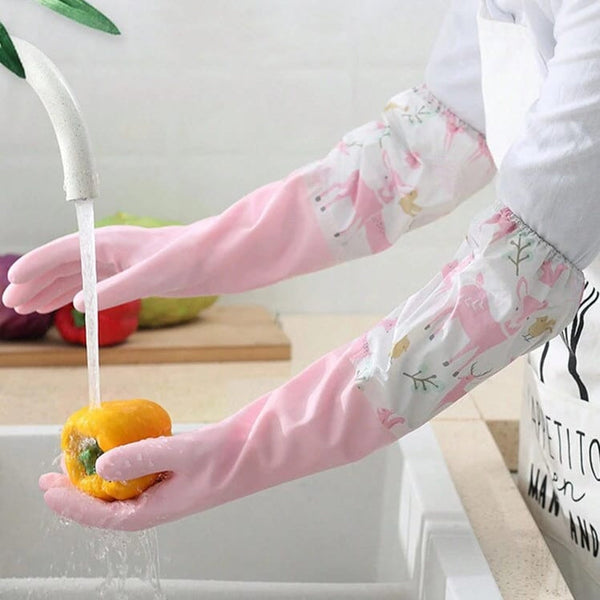 Long Sleeve Dishwashing Gloves