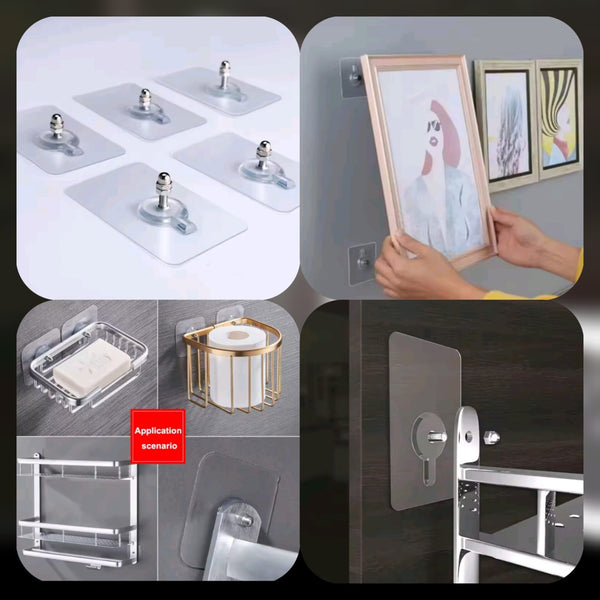 10 pcs Wall Hanging Adhesive Sticky Hooks