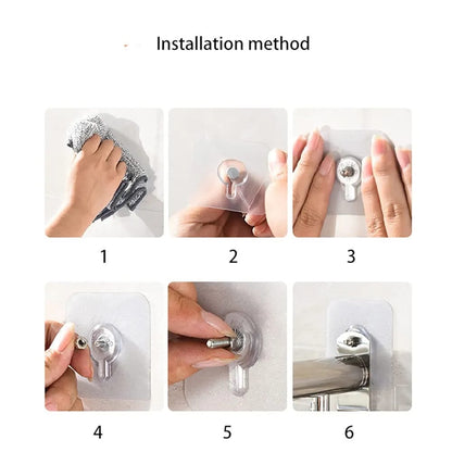 10 pcs Wall Hanging Adhesive Sticky Hooks