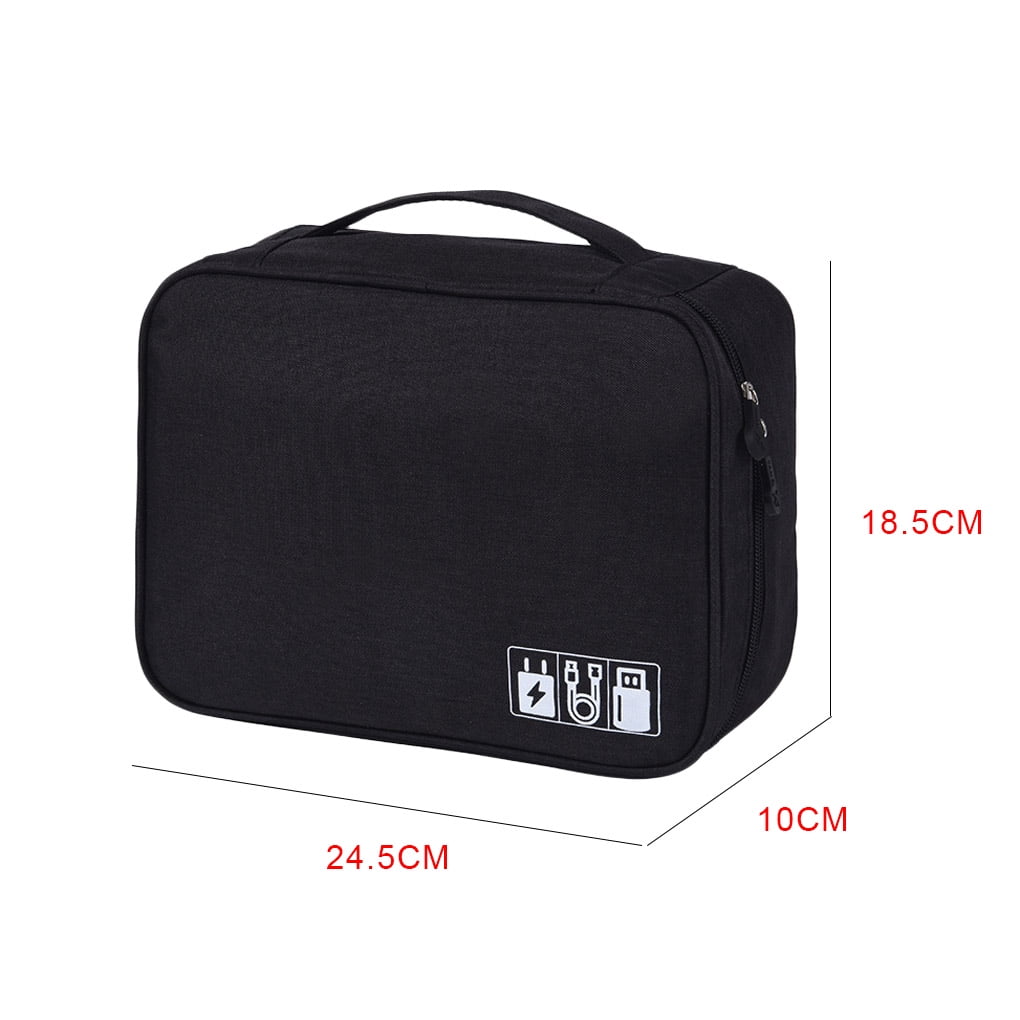 1 Pc Travel Electronic Digital Storage Bag (Grey)