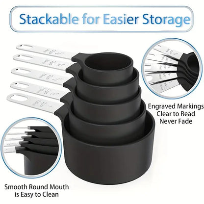 8 Pc Measuring Cup Set